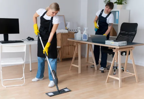 Nettoyage de bureau professionnel à Préaux