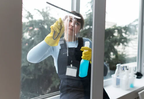 Nettoyage de vitres intérieures et extérieures à Préaux